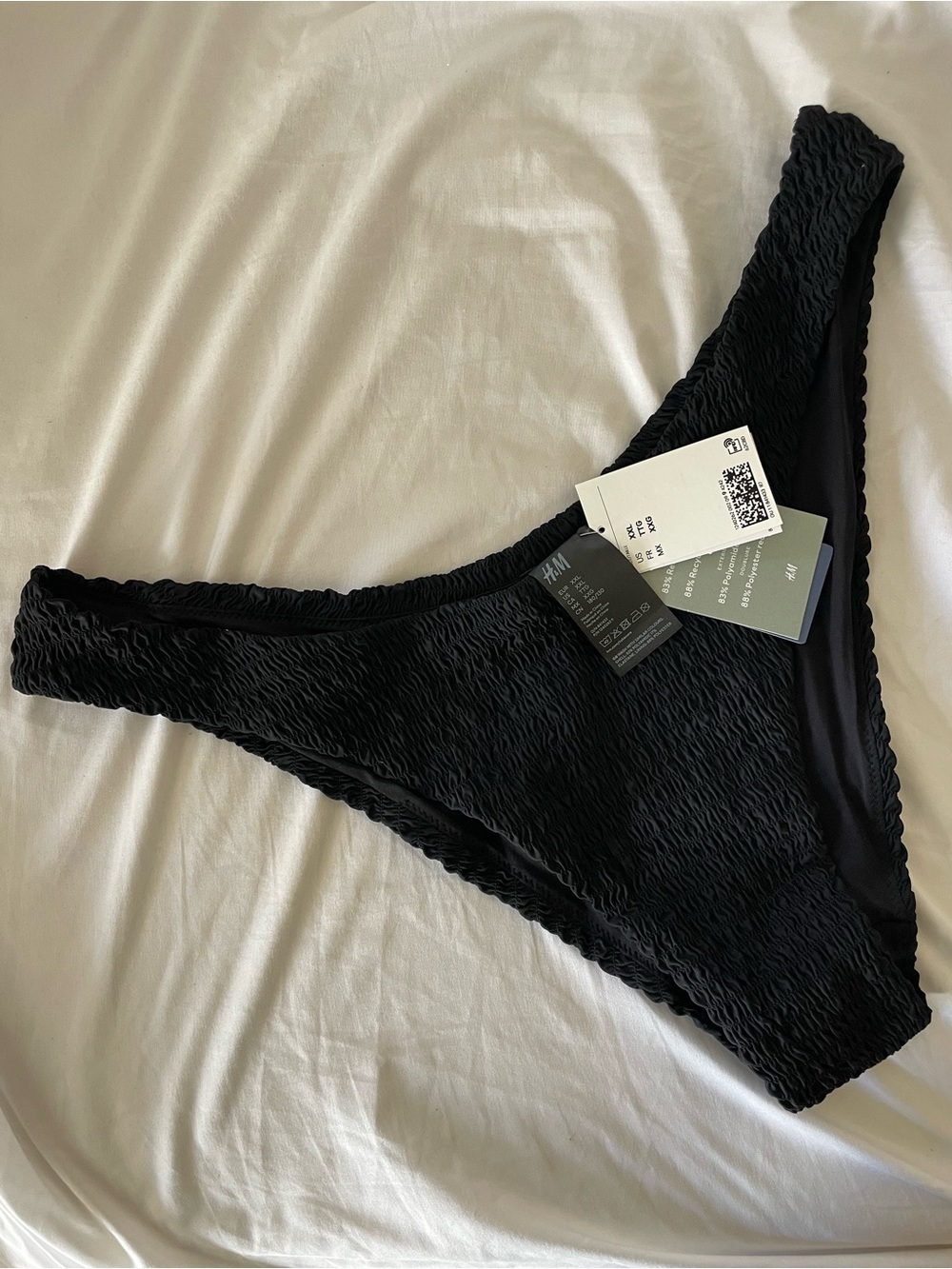H&M Smocked Bikini Bottoms - Women Size XXL